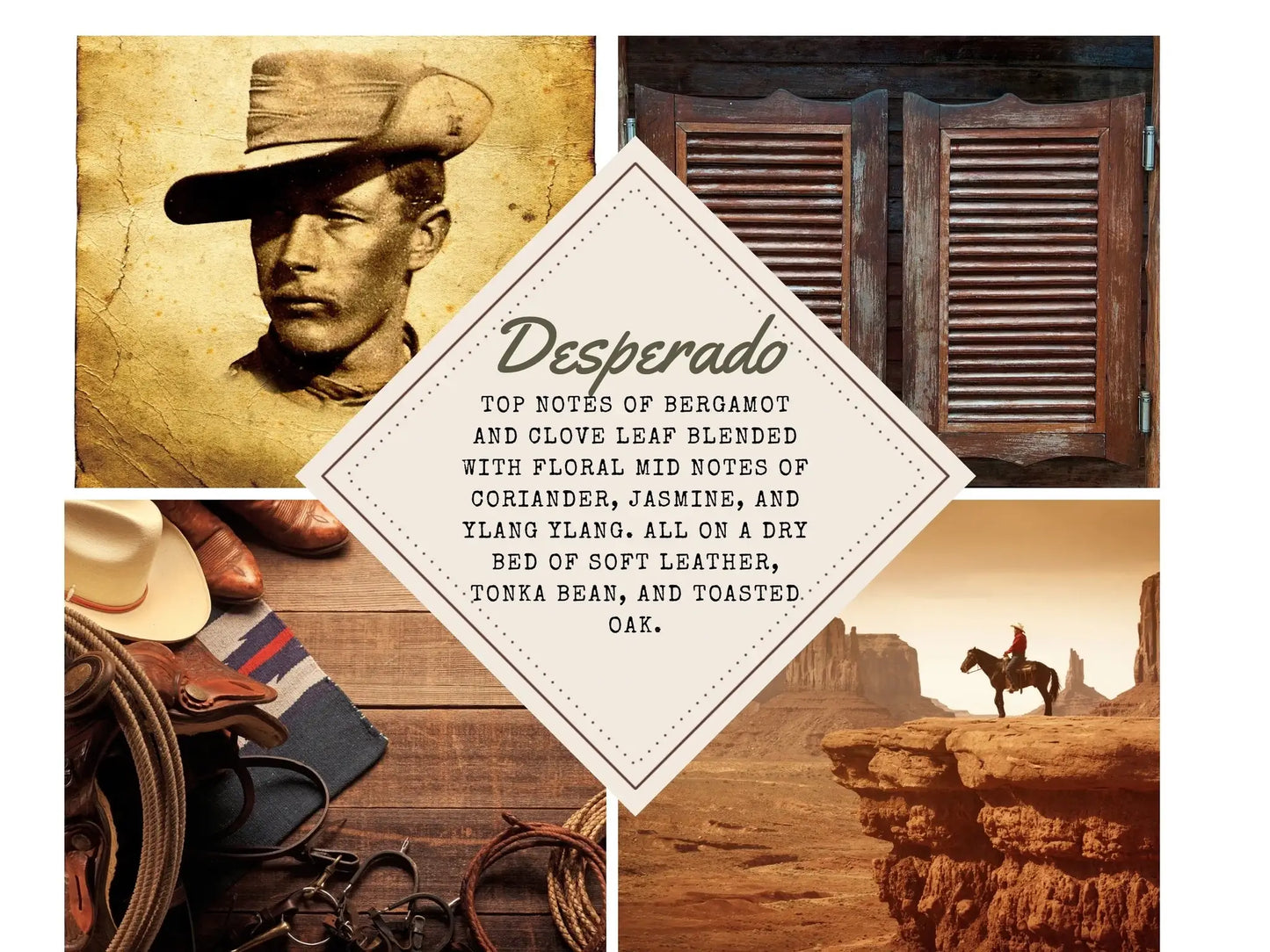 Desperado by Miller Bath Co. | 1.7 oz Cologne Spray