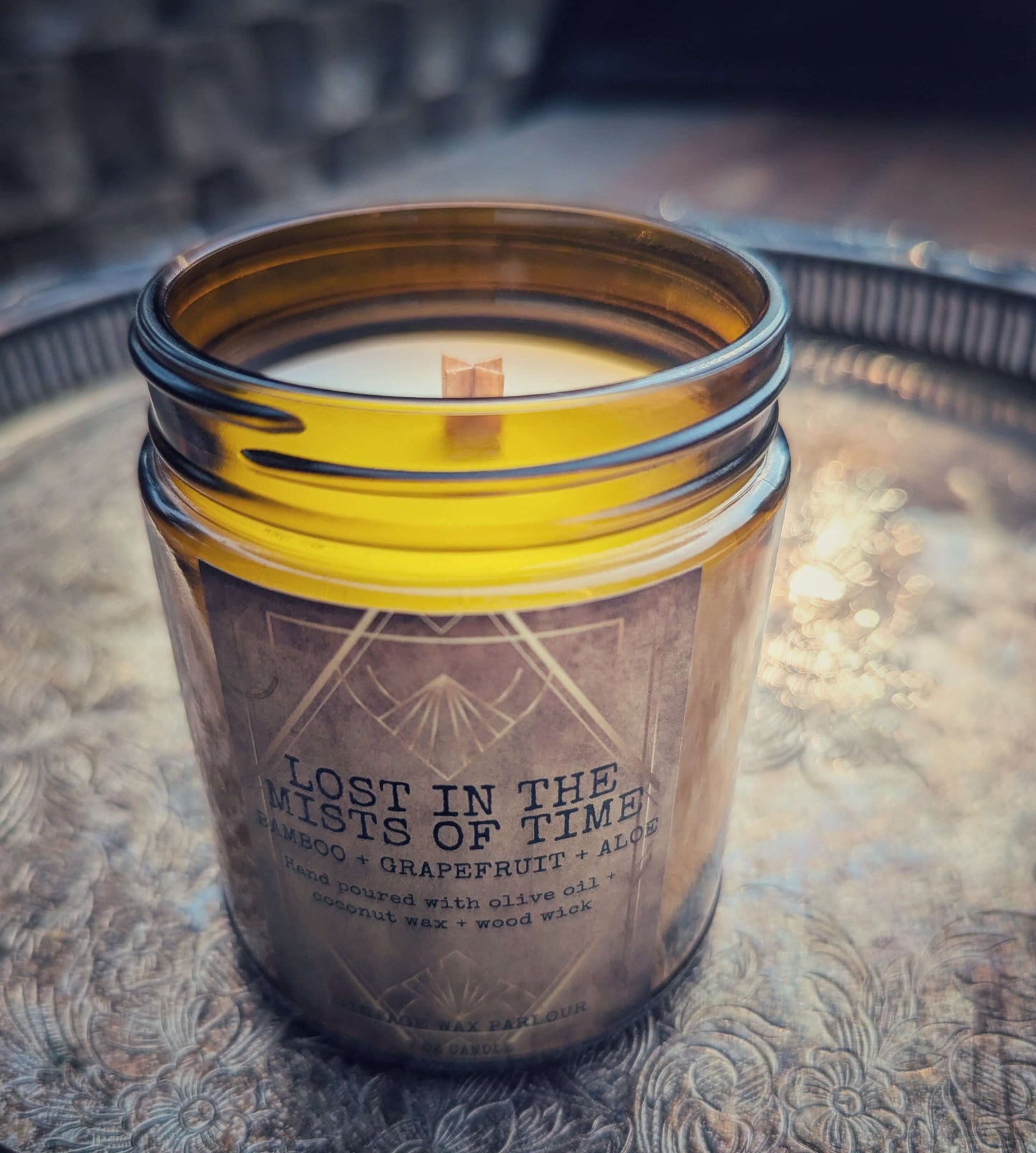 Cozy by the Cobblestone by Vintage Wax Parlour Handmade Candle