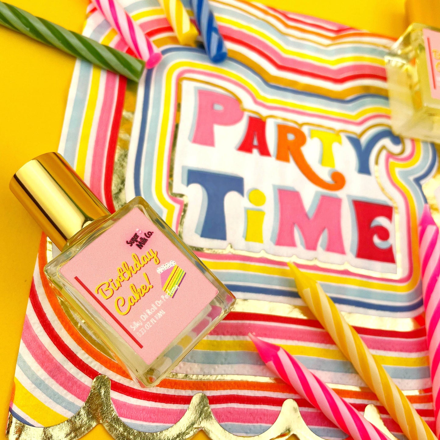 Birthday Cake by Sugar Milk Co. | 10ml Roll-On Perfume Oil