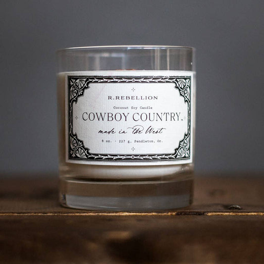 Cowboy Country by R. Rebellion - 8 oz. Candle