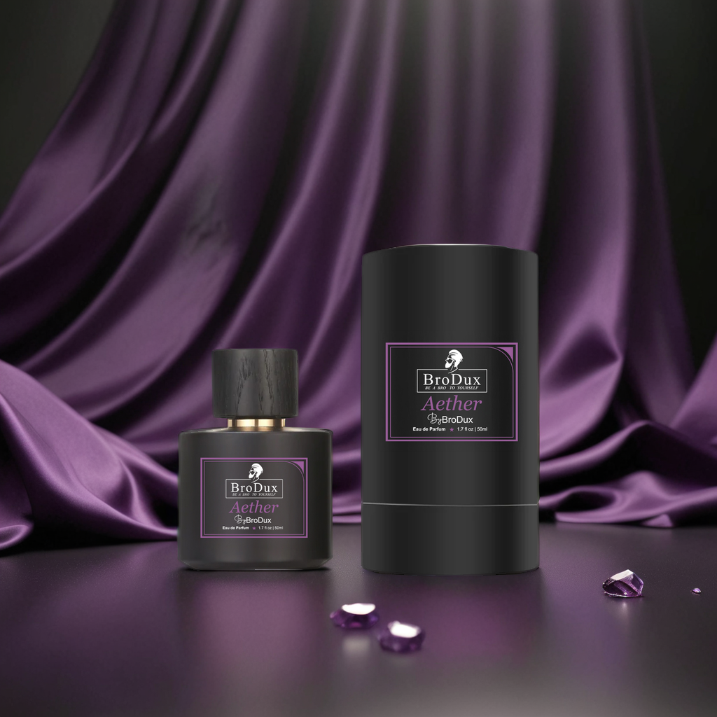BroDux Aether 1.7 oz Bottle and Box Purple