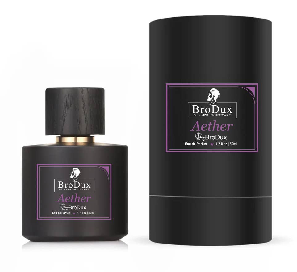 BroDux Aether 1.7 oz Bottle and Box White