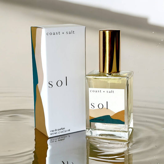 Coast+Salt Sol 1.7oz Perfume Spray Box