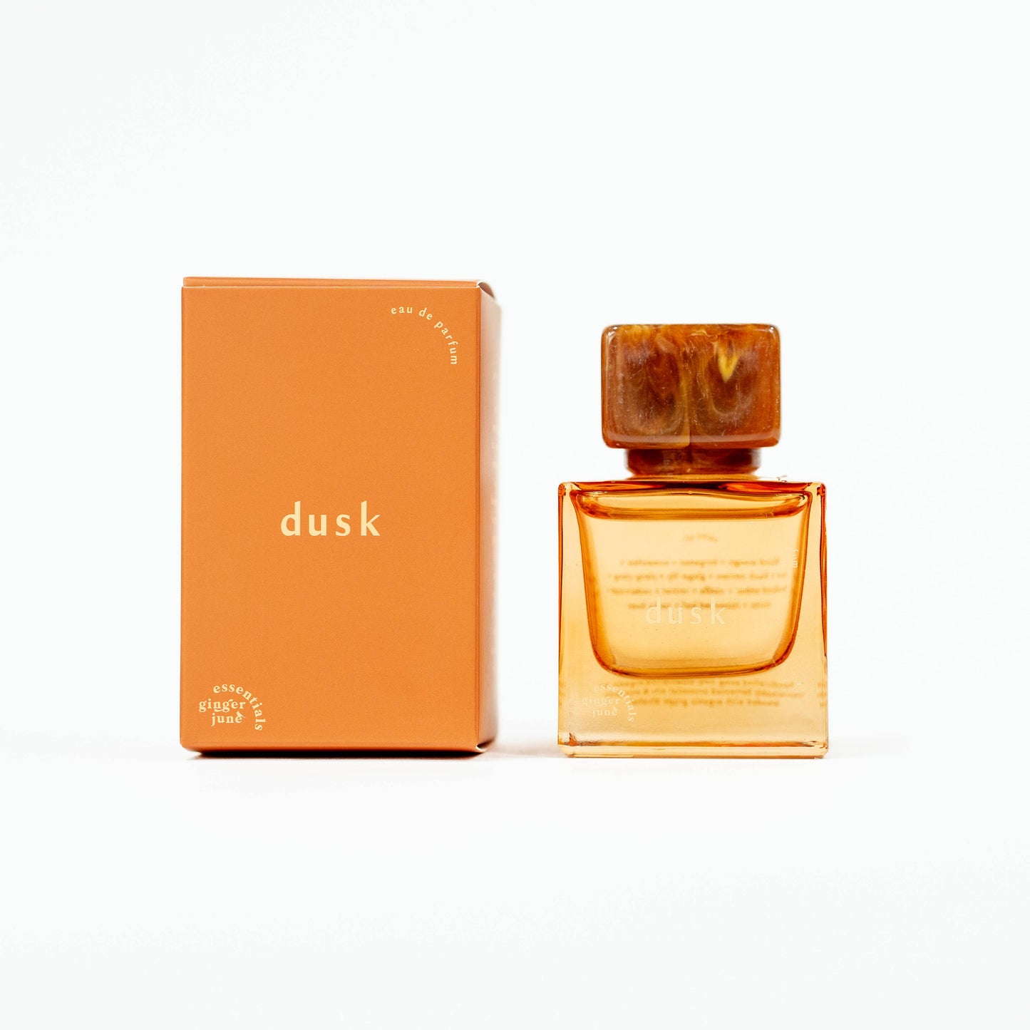 Ginger June Dusk Perfume Spray Bottle Box White
