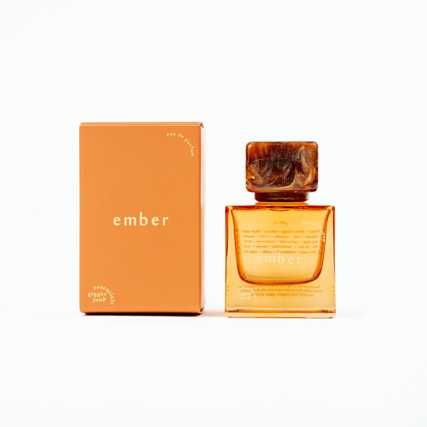 Ginger June Ember Perfume Spray Box Bottle White
