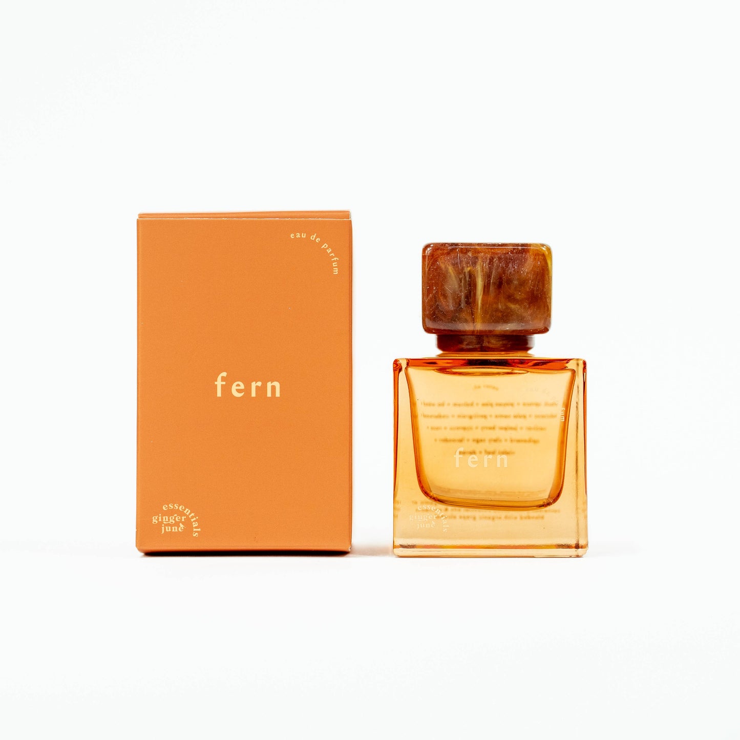 Ginger June Fern Unisex Perfume Spray Box Bottle