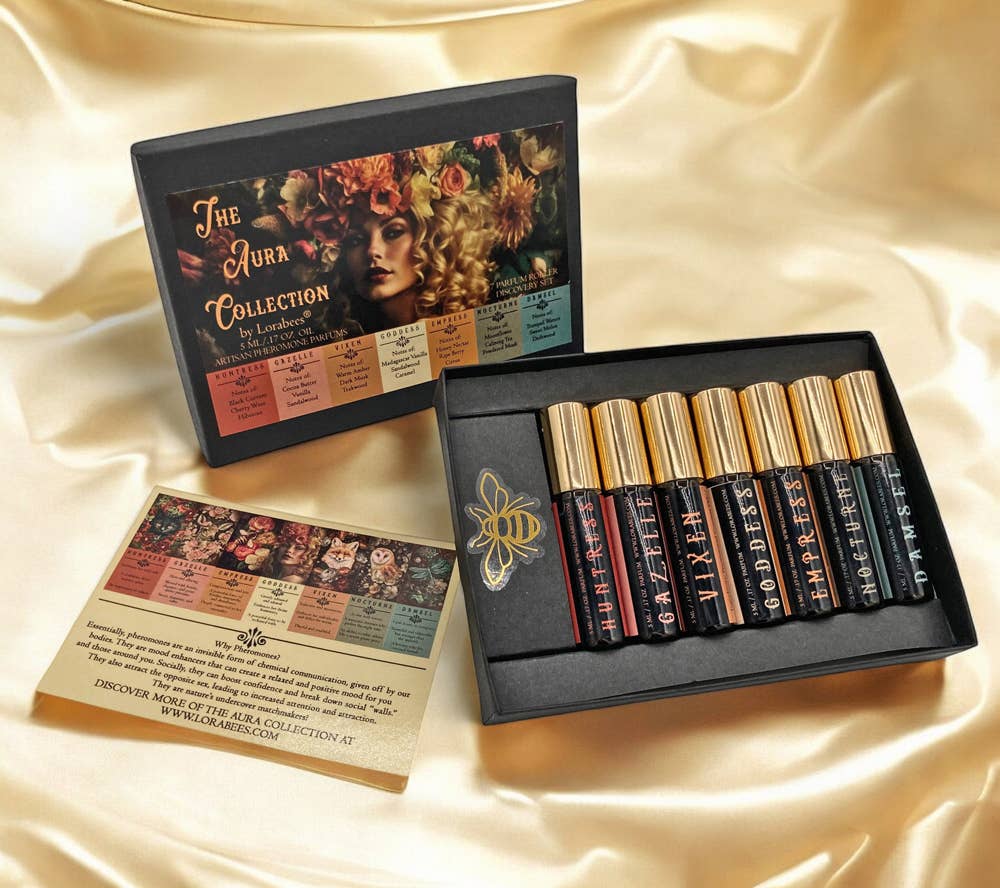 Lorabees Aura Collection Roller Discovery Set Gold
