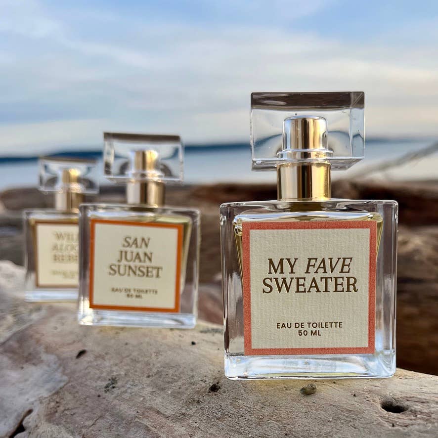 My Fave Sweater by San Juan Scents 1.7 oz EDT Spray Sky Bottles