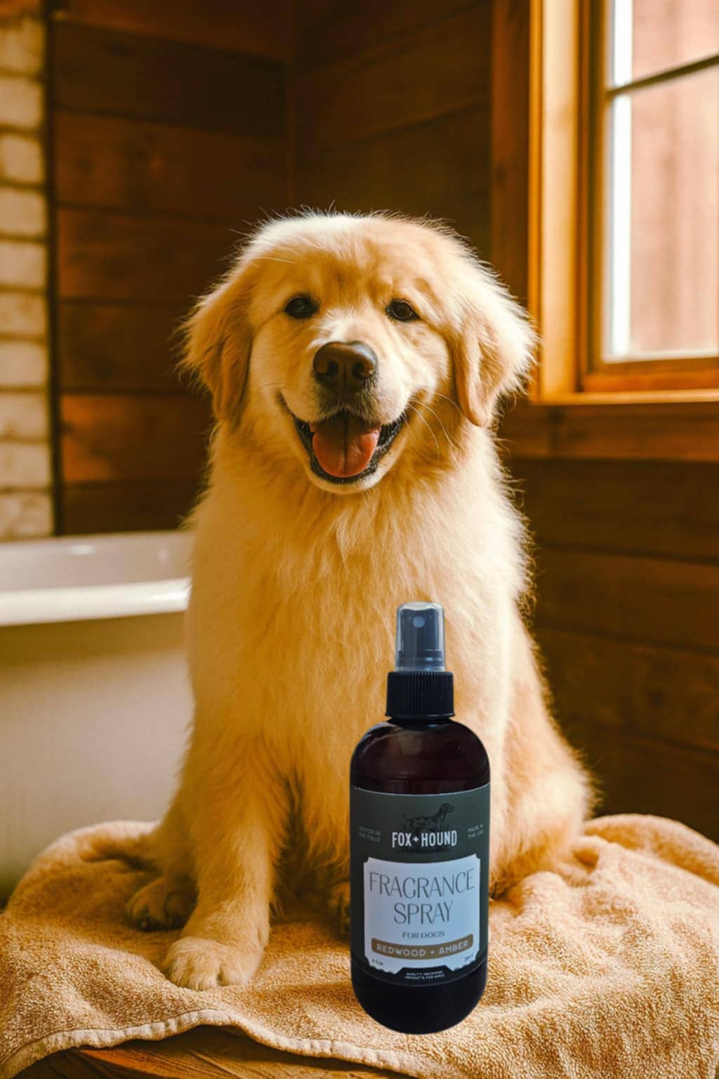 Redwood & Amber by Fox + Hound | 8 oz. Spray Dog Cologne