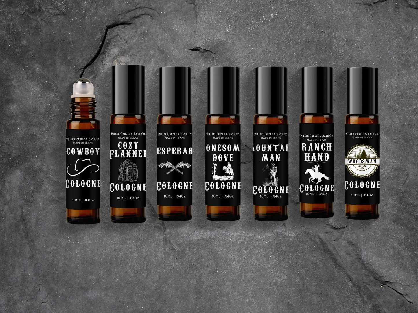 Woodsman by Miller Barn & Hive | 10 ml Roll On Cologne
