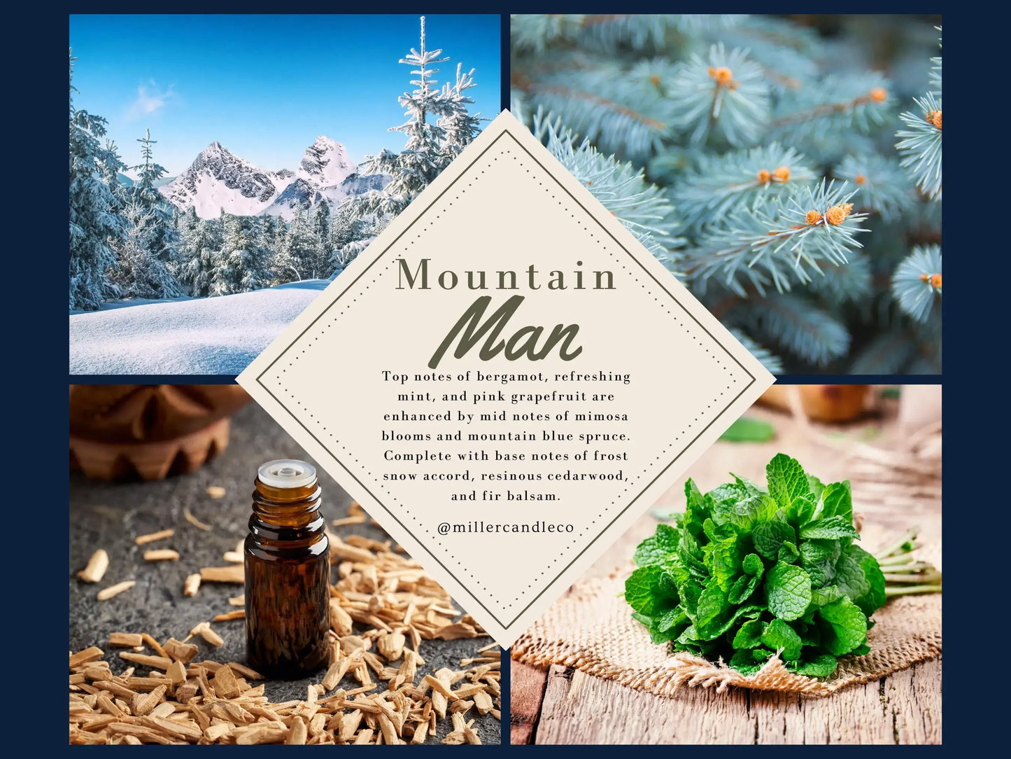 Mountain Man by Miller Bath Co. | 10ml Roll-On Cologne