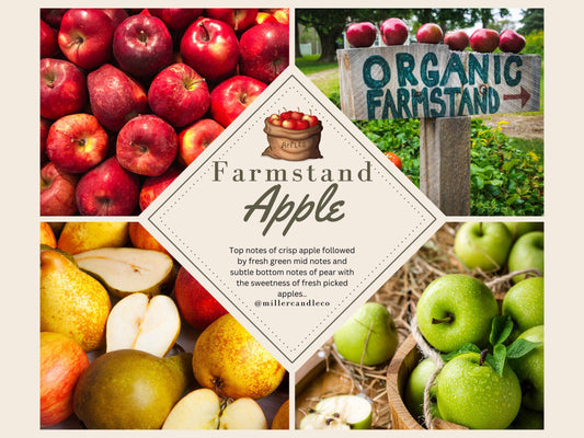 Farmstand Apple by Miller Candle Co. - 8 oz. Candle