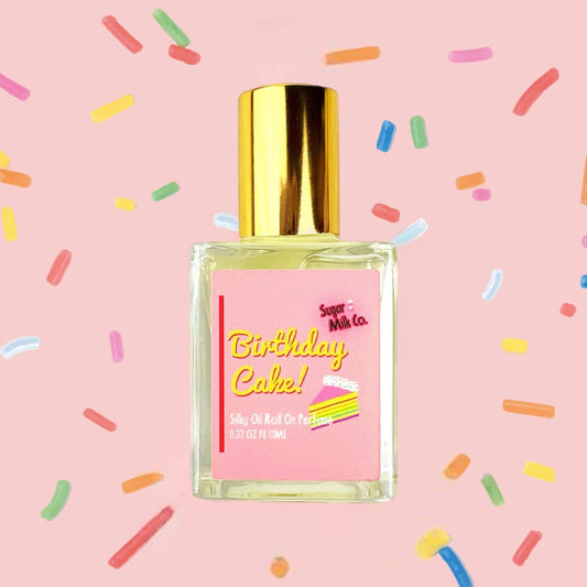 Birthday Cake by Sugar Milk Co. | 10ml Roll-On Perfume Oil