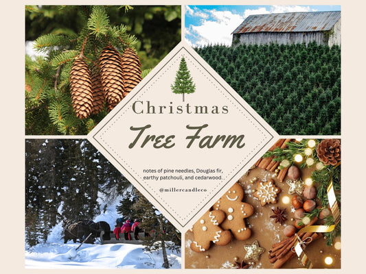 Christmas Tree Farm by Miller Candle Co. 8 oz Candle