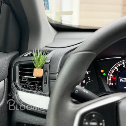 Botanical Spa: Tall Aloe Vera Vent Clip Car Air Freshener Diffuser (Reuseable)