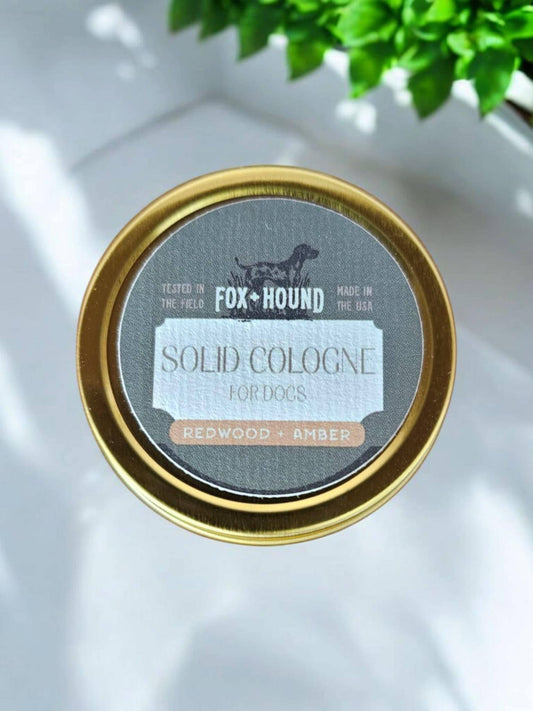 Redwood and Amber by Fox + Hound | 1 oz. Solid Dog Cologne