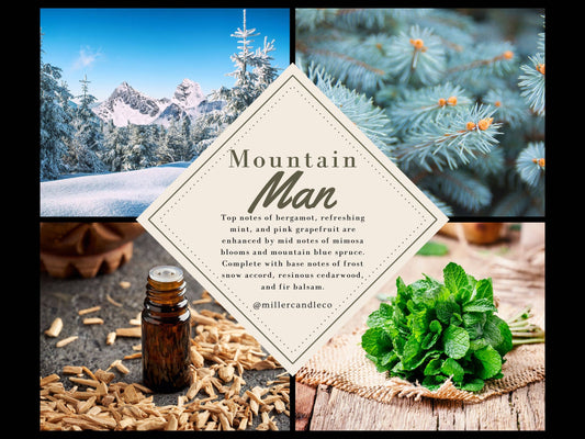 Mountain Man by Miller Bath Co. | 1.7 oz. Cologne Spray