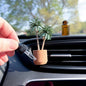 Cabana Sandalwood: Palm Tree Vent Clip Car Air Freshener Diffuser (Reusable)