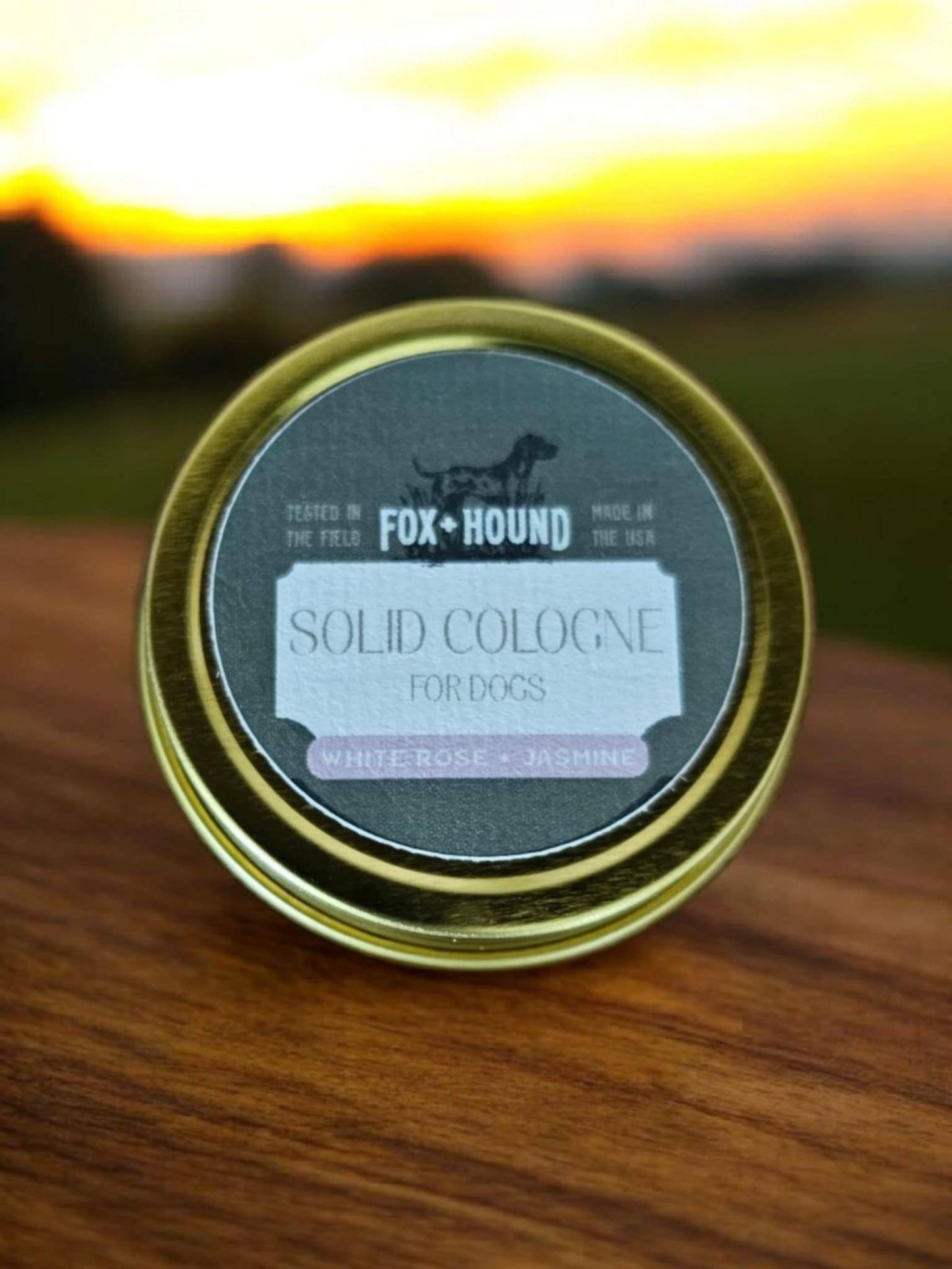 White Rose and Jasmine by Fox + Hound | 1 oz. Solid Dog Cologne