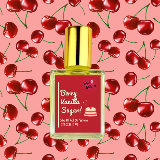 Berry Vanilla Sugar by Sugar Milk Co. | 10ml Roll-On Perfume Oil