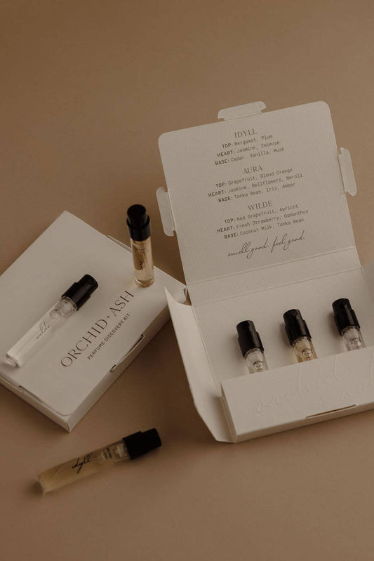 ORCHID + ASH Clean Perfume Discovery Set