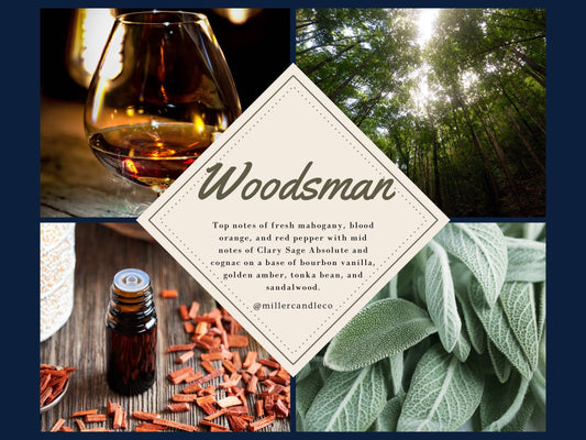 Woodsman by Miller Barn & Hive | 10 ml Roll On Cologne