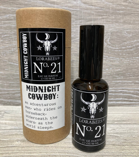 No. 21 Midnight Cowboy by Lorabees | 1.7 oz. Men's Parfum Spray
