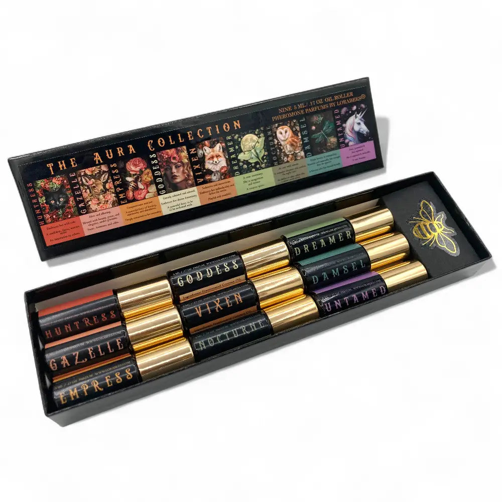 Lorabees Aura Collection Discovery Set | 5 mL Roll-Ons (Updated 9 piece set)