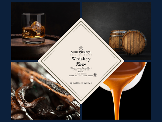 Whiskey River by Miller Candle Co. - 8 oz. Candle 