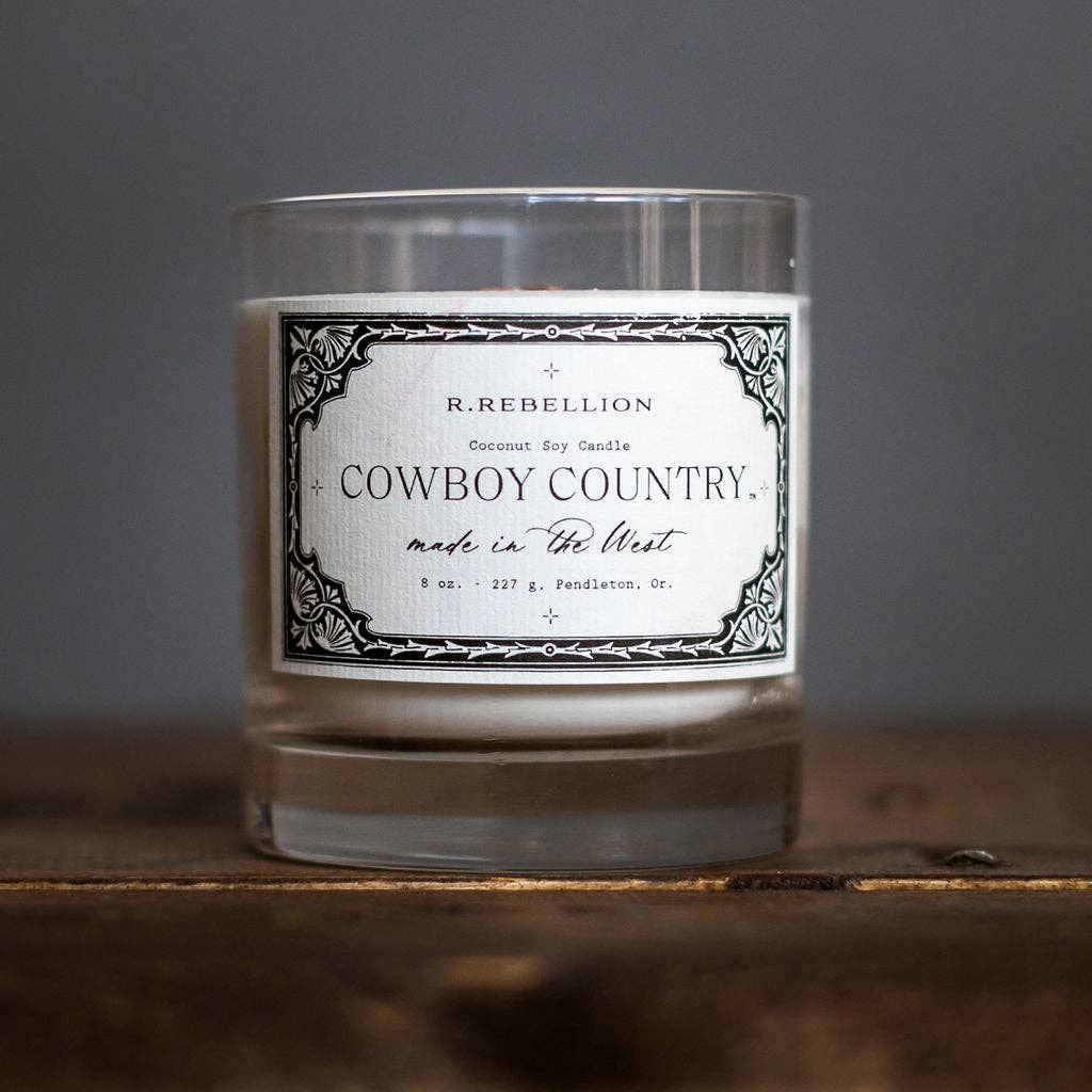 Cowboy Country by R. Rebellion - 8 oz. Candle