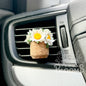 Daisy Flower Vent Clip Car Air Freshener Diffuser (Reusable)