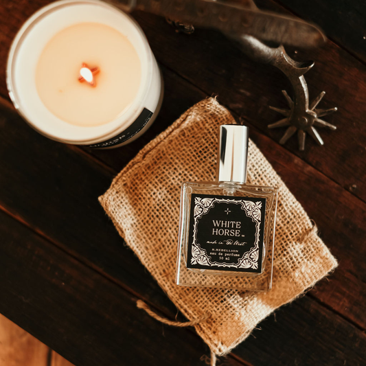 RRebellion White Horse Unisex Perfume Spray Candle