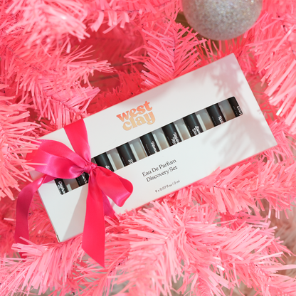 West Clay Perfume Discovery Set | 9 Nontoxic 2 mL Perfumes