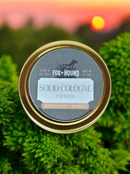 Redwood and Amber by Fox + Hound | 1 oz. Solid Dog Cologne
