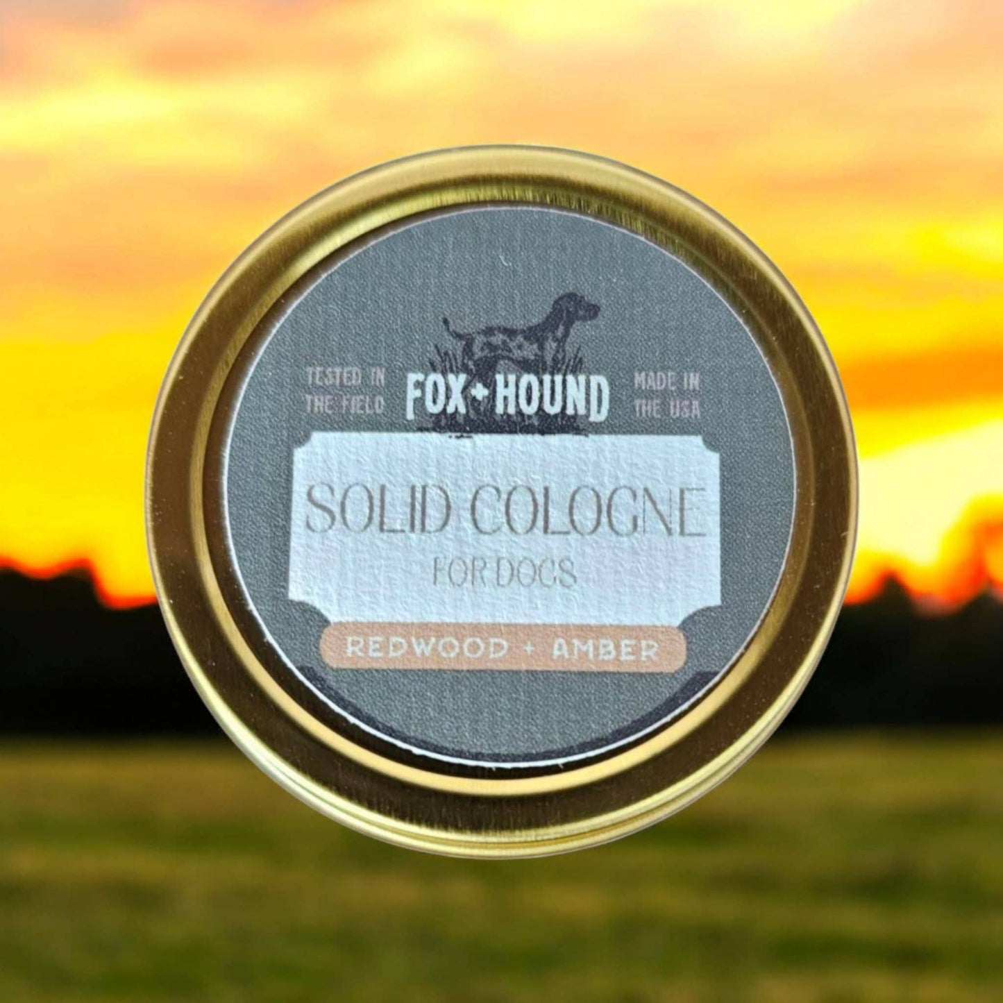Redwood and Amber by Fox + Hound | 1 oz. Solid Dog Cologne