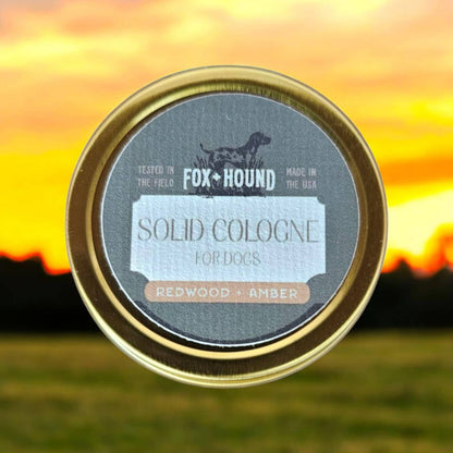 Redwood and Amber by Fox + Hound | 1 oz. Solid Dog Cologne