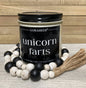 Unicorn Farts by Lorabees - 16 oz glass jar candle