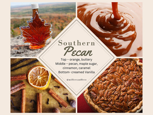 Southern Pecan by Miller Candle Co. - 8 oz. Candle