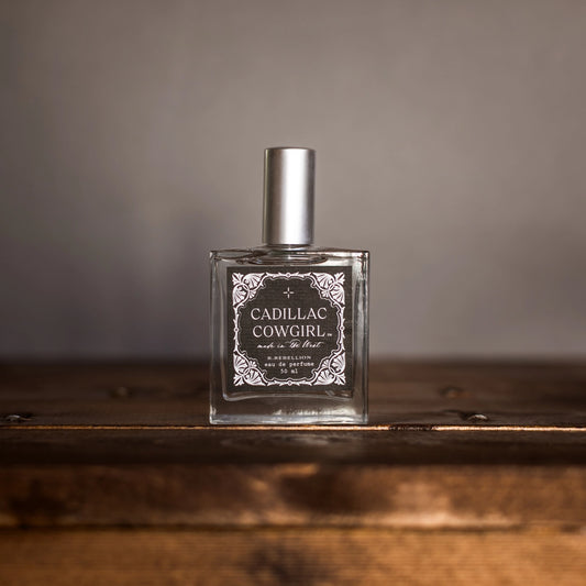 rrebellion cadillac cowgirl perfume spray bottle